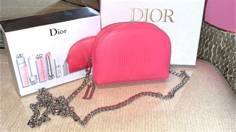 dior roller pouch|free Dior pouch with purchase.